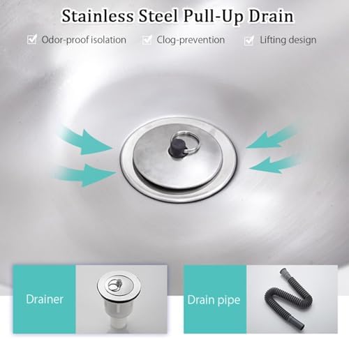 Corner Bathroom Sink, Wall Mounted Vanity, Modern Vessel Sink with Overflow, Ideal for Indoor, Garage, and Utility Rooms,Silver,Silver
