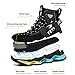 Dajingkj Steel Toe Shoes for Men Fashion Breathable Industrial Construction Safety Sneakers Work Shoes Lightweight Comfortable Hiking Shoes Size 10 Black