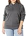 Amazon Essentials Women's Regular-Fit Brushed Back Fleece Pullover Hoodie (Available in Plus Size), Charcoal Heather, Medium