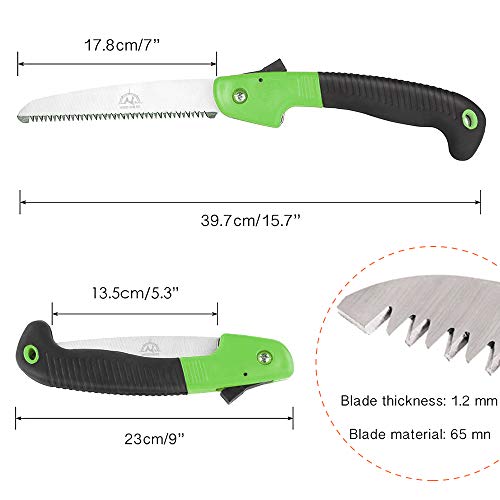 Sierra Plegable de Podar 7" con Mango Ergonómico miniatura 2