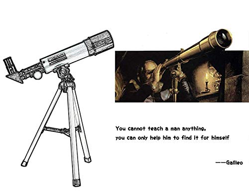 Telescopio astronómico refractor 70mm para principiantes miniatura 6