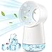 TIANHOO Aire Acondicionado, Climatizador Evaporativo Portátil Humidificador, Toma USB Luz de Noche Enfriamiento del Ventilador de Escritorio del Enfriador de Aire de 3 Velocidades del Ventilador