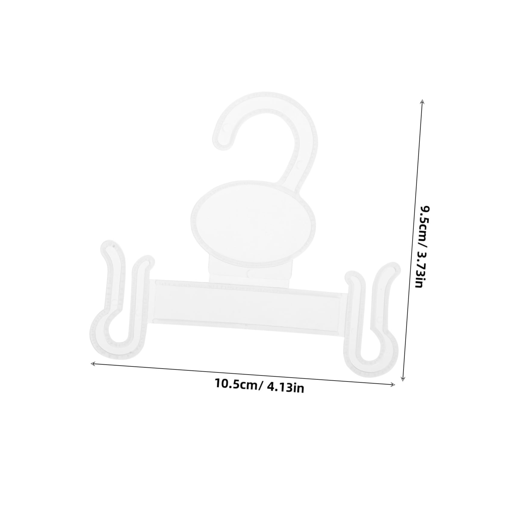 STOBAZA 100pcs Slippers Sandals Hooks Space-Saving Shoe Organizer Rack for Retail