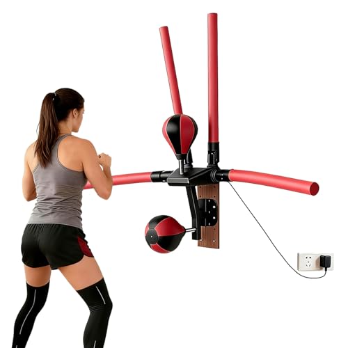 Smart Boxing Speed Trainer, Wall-Mounted Reflex Boxing Bar,Electric Boxings Training Equipment,for Improve Hand-Eye Coordination