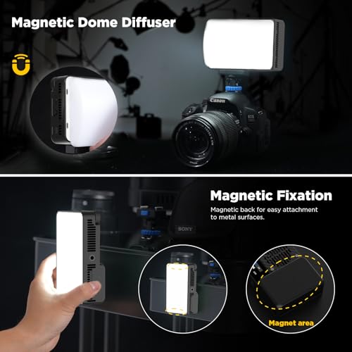 Image of Amaran Ace 25c Kit, Pocket RGBWW LED Light, Boost Mode Up to 32W, Full-Color Mini Video Light (2,300-10,000K), 1,171 Lux@1m at 5,600K, 4500mAh Battery with PD Charging for Mobile Creators (Charcoal) | All-in-One Creator Kit, Dome Diffuser, 30 Degree Light Control Grid, Ace Lock Mini Tripod, Ace Lock→cold Shoe Adapter, 300-10