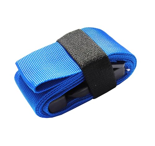 Image of Luggage Straps for Suitcases TSA Approved-2 Pack Bright Personalized Luggage Belt Strap for Suitcase /Carry On Bag Luggage Accessories for Travel (Blue)