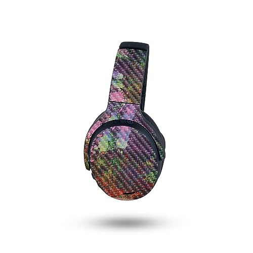 Image of MightySkins Carbon Fiber Skin Compatible with Skullcandy Crusher ANC 2 - Paint Drip | Protective, Durable Textured Carbon Fiber Finish | Easy to Apply