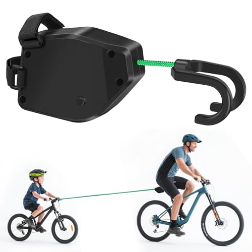 FoiiLiio Cuerda de Remolque Bicicleta,2.5m Cuerda de Remolque Retráctil,Cuerda de Remolque para Bicicleta para Niños para Bicicletas de Montaña,Bicicletas para Niños,Todas Las Bicicletas