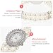 Imagen de UKCOCO Reloj Elegante para Mujer con Diseño de Perlas y Pulsera