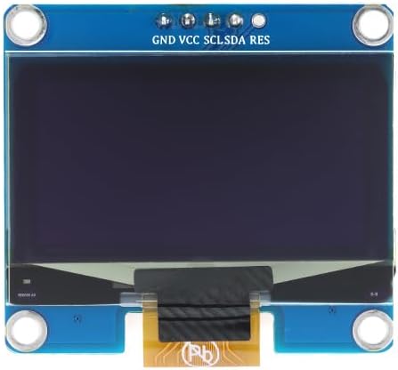 1Pc 1.54 Inch OLED Display Module, 128x64 Pixel SSD1309 Driver Screen Board, 4-Pin IIC Interface, White Display — 사진 3