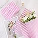 BEISHIDA Light Pink Pin Stripe Tissue Paper Bulk,Wrapping Tissue Paper for Gift Bags, 14 x 20 Inch Gift Wrap for Valentines Wedding Easter Birthday DIY Crafts Holiday Flowers-30 Sheets
