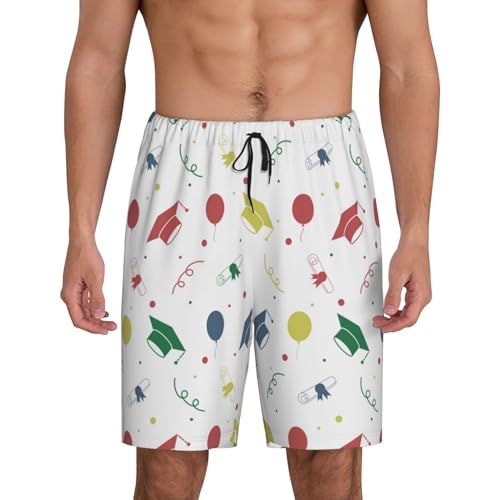 Novastar Mens Pajama Pants - graduation hat Sleep Comfy Shorts Men Pajama Shorts, Pj Pants for Mens Lounge Shorts3