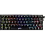 Teclado Mecânico Gamer Kalkan Loki 60% Iluminação Rainbow Preto Switch Marrom USB Tipo-C KLK00015