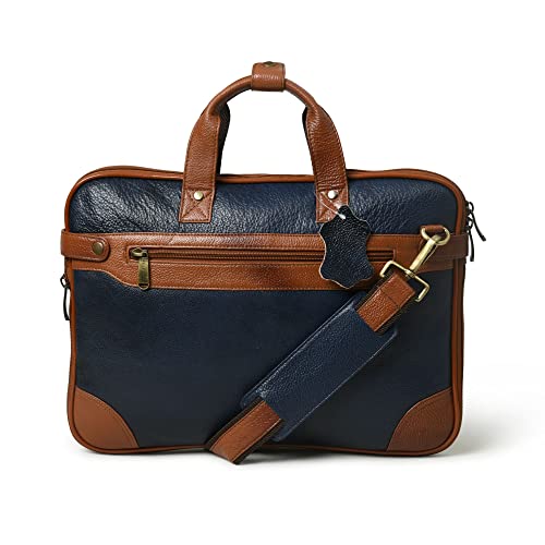 ADYAN Leather Messenger Bag 15 Inch Laptop Bags For Men Office Briefcase for Man Women Business Briefcases by ADYAN - Image 6
