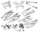 C32001SILVER Billet Machined Suspension Conversion Kit for Arrma 1/8 Kraton 6S BLX V5