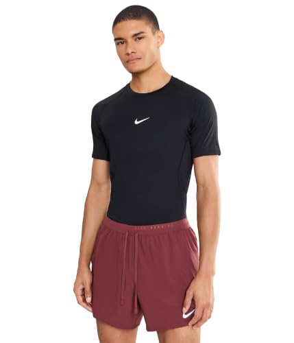 Nike NP Dri-Fit T-Shirt, Nero/Bianco, M Uomo