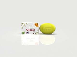 Alobest Soap made of Aloevera extract & Vitamin E - Pack of 5 Price In India