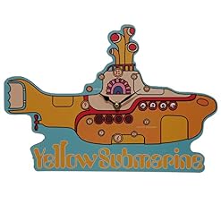 Puckator Horloge Murale moulée – Yellow Submarine – Beatles - Les Beatles, Paul McCartney, John Lennon, RIngo Starr, George Harrison
