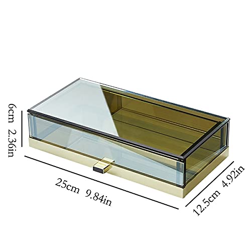 Vanity Cases/Organiseur Maquillage Boîte de rangement de tiroirs simples Produits de soin de la peau Salle de bain Boîte de rangement de bureau Croître cosmétique Robe de stockage Rangements Produits