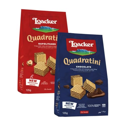 Loacker Quadratini Wafers 125g Promo Pack of 2