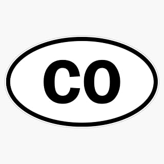 Colorado Oval Magnetic Car Decal