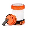 ThorFire Camping Lamp, LED Foldable Lantern, Portable Dynamo Torch, Rechargeable Via Crank and USB, Camping Light for Fishing, Outdoors, Camping