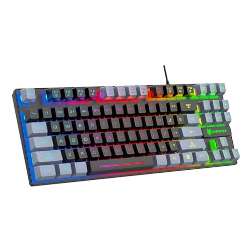 Clavier de jeu compact pour optimiser l'espace de votre bureau et jouer le soir