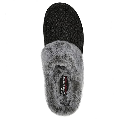 Skechers Skechers Women's Cozy Campfire - Cozy Times - Black Sweater Knit/Faux Fur - US 10