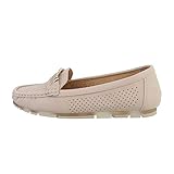 Ital Design Damenschuhe Halbschuhe Mokassins, 6913-, Kunstleder, Beige, Gr. 37