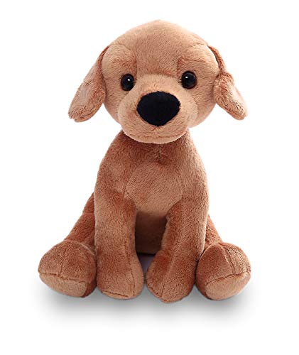 Plushland Realistic Stuffed Animal Toys Puppy Dog 8 Inches, Holiday Plush Figures for Kids, Babies to Play with (Labrador)