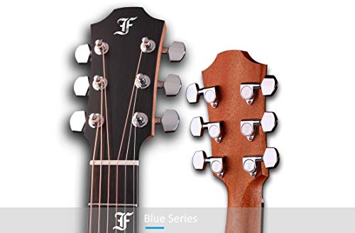 Furch Guitare folk Blue D-CM 45 mm - Les Beatles, Paul McCartney, John Lennon, RIngo Starr, George Harrison Furch Guitare folk Blue D-CM 45 mm – Image 3