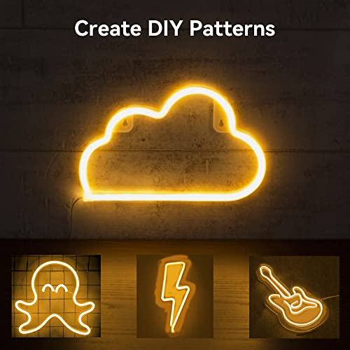 Umepoxoc Led Neon Rope Lights, Warm White Dimmable Light Strip, 16.4Ft / 5M 3000K Led Strip Lights, Flex Waterproof Neon Sign For Indoors Outdoors Decor Diy (Power Adapter Not Included) #TOP3