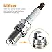 QYL Spark Plug Compatible with Camry Corolla Replacement# 7092 BKR6EGP BKR6EIX BKR6EIX-11, Pack of 4