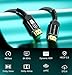 BlueRigger Certified 10K 8K HDMI Cable - 6FT (8K 60Hz Ultra HD, 48Gbps High Speed, eARC, HDR10, 4:4:4, HDCP 2.3) - Compatible with Game Consoles, HDTV, Apple TV, Monitor, Blu-Ray
