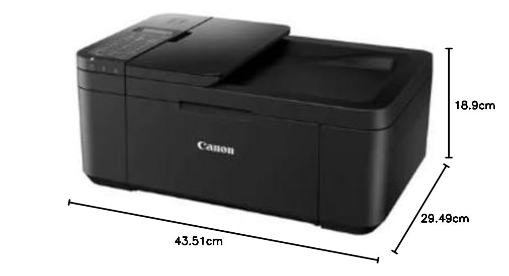 Canon PIXMA TR4650 Stampante inkjet a colori dispositivo multifunzione DIN A4, Nera