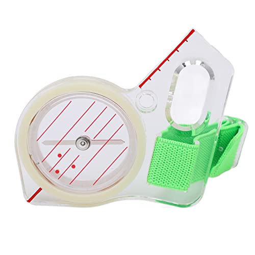 Brújula de orientación Thumb con aguja luminosa y antipolvo miniatura 7