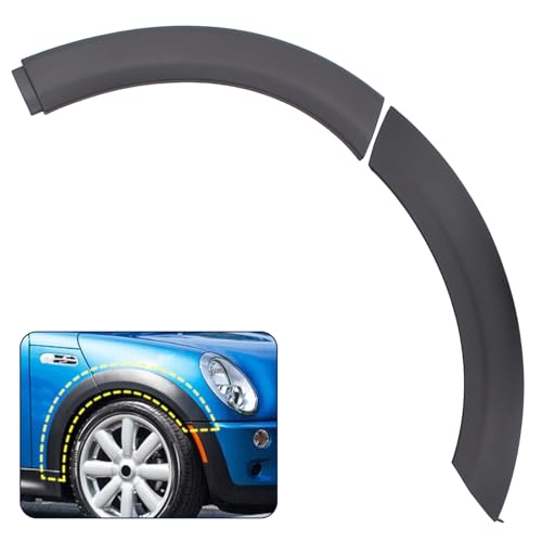 Image of ApplianPar 2Pcs Front Wheel Arch Fender Flares Hood Trim for Cooper S R50 R52 R53 2002 2003 2004 2005 2006 2007 2008