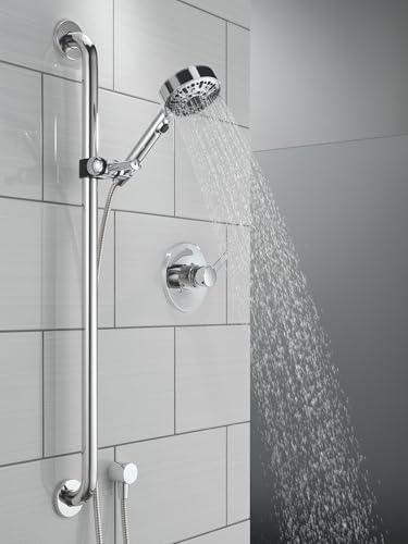 Sistema de ducha con barra deslizante y ducha de mano Peerless PTT24347 miniatura 6