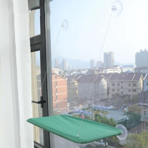 Katzen-Fensterbett, -Hängematte, Sitzstange, Saugnapf-Sitz, Katzenruhebühne, für Kätzchen, große Katzen, Fensterbank, zum Entspannen im Innenbereich, Komfort, Entspannung-9