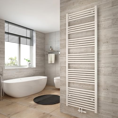 Heilmetz Weiß BadHeizkörper 60 x 180 cm Handtuchtrockner Bad-Heizkörper...