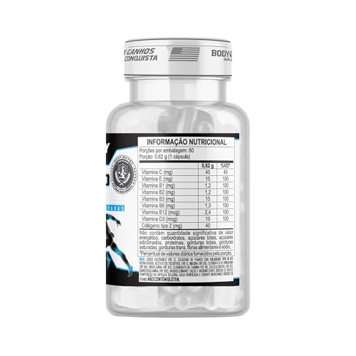 Colageno Tipo 2 Uc 2 + 8 Vitaminas Joelho E Articulação Collagen 40mg 60 Capsulas Rende 60 Doses Imp