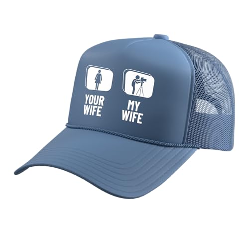 Photography Your Wife My Wife Husband Funny Photographer Trucker Hat
