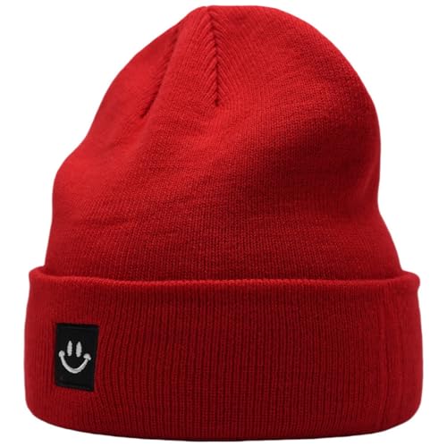 Image of 55cube Unisex Winter Beanie Hats Warm Thick Knit Cuffed Skullcaps