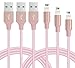 Produktbild iPhone ladekabel 3m+2m+1m Avoalre iPad Ladekabel Apple [MFi-Zertifiziert] USB Datenkabel High Speed Sync&Charge für Ladekabel iPhone 11, Phone X, iPhone XR, iPhone 6/6s, iPhone 8/7, iPhone XS-PINK