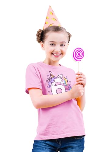 Unicorn 6th Birthday Shirts for Toddler Girls Outfit 6 Year Old Six Sixth Shirt2