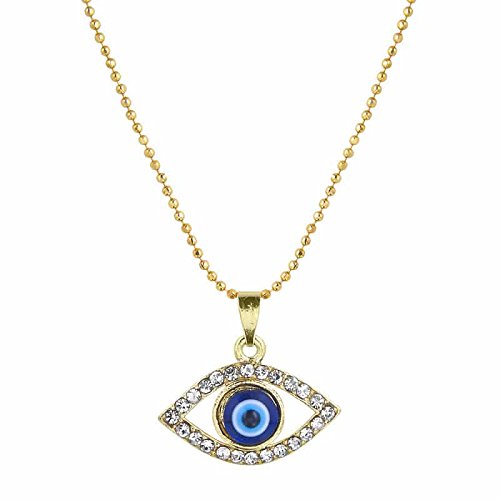 Buy Shining Jewel Gold Plated Evil Eye 