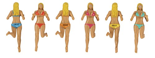 NPW Bosom Buddies Cocktail/Wine Glass Markers, 6-Count