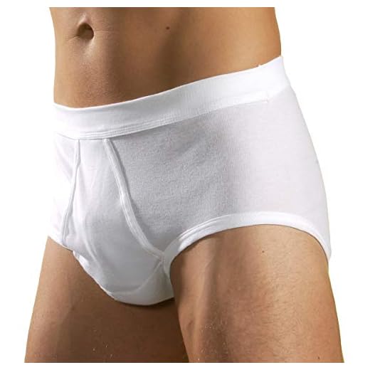 HERMKO 3240 3er Pack Herren Slip mit Eingriff und Weichbund aus Bio-Baumwolle, Größe:D 7 = EU XL, Farbe:weiß