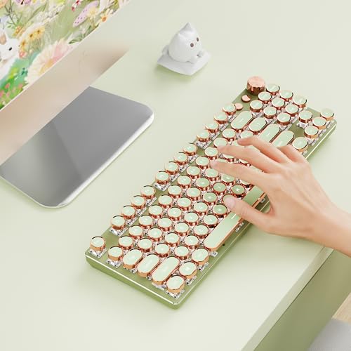 Teclado Mecánico EWEADN-V20-D1 Retro 87 Teclas QWERTY