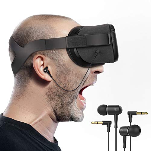 OTTOLIVES in-Ear Headphones for Oculus Quest VR Headset Left/Right Single Sound Channel Ergonomic